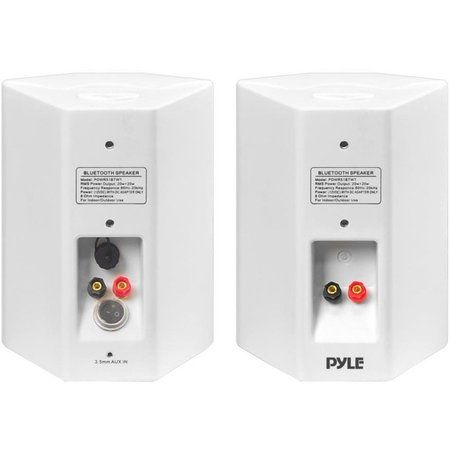 Pyle Indoor/Outdoor 5.25" Wall-Mount Bluetooth Speaker System (White) PDWR51BTWT